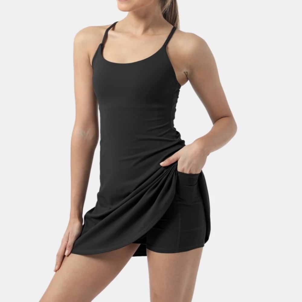 Halara Everyday Cloudful 2-in-1 Flare Activity Dress-Wannabe × 1